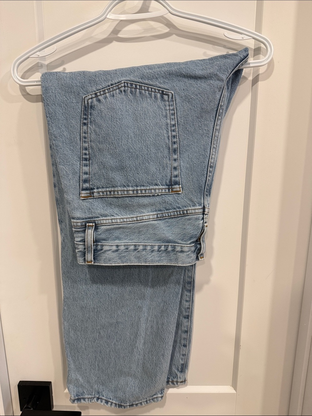 Straight Leg Women Jeans - Light Blue